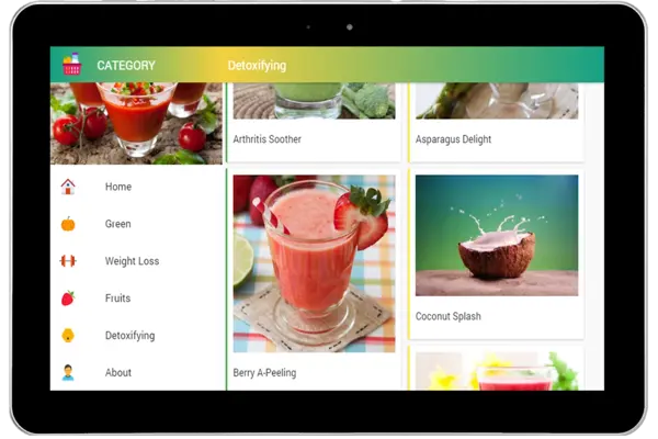 Healthy Juice android App screenshot 0