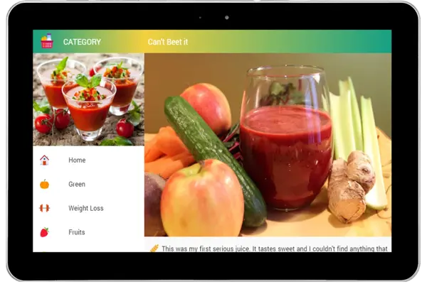 Healthy Juice android App screenshot 1